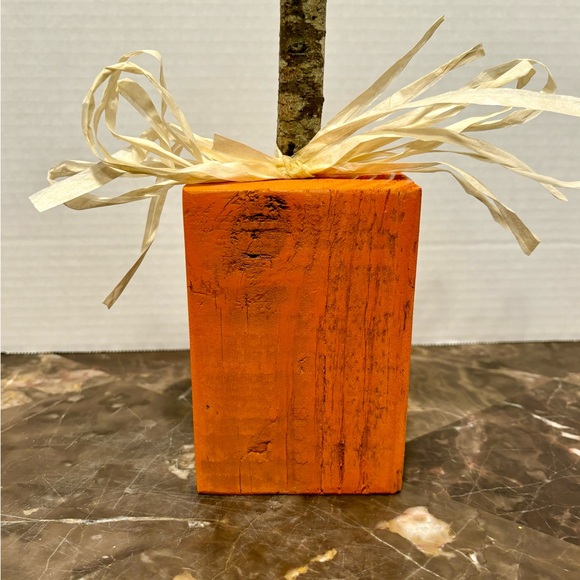 Rustic Farmhouse Wooden Pumpkins Set of 3 - Picture 5 of 7